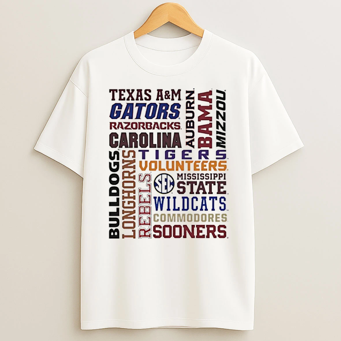 Sec Family All Team Shirts