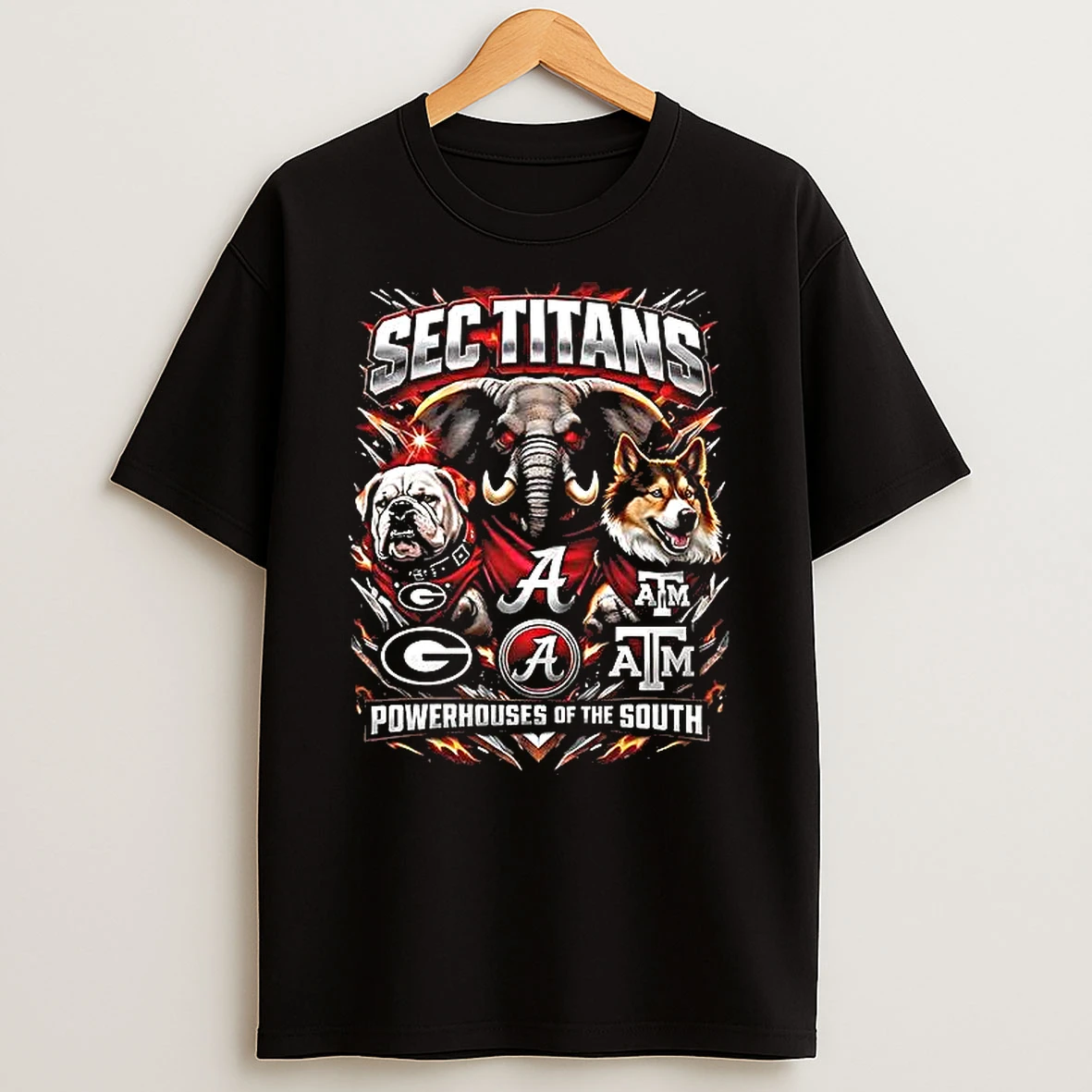 Sec Titans Powerhouse Of The South Woman Shirts
