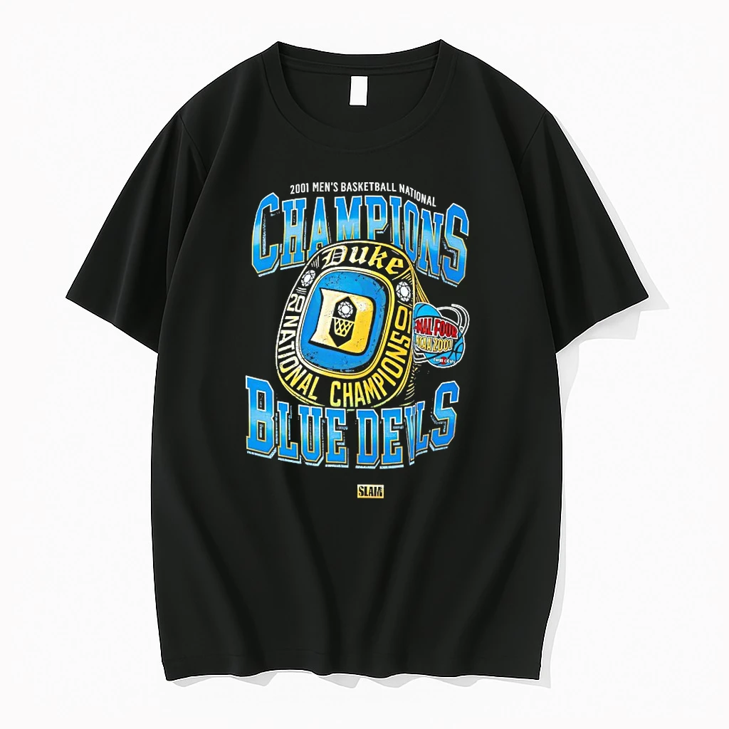 Slam 2001 Mens Basketball National Champions Duke Blue Devils Shirts