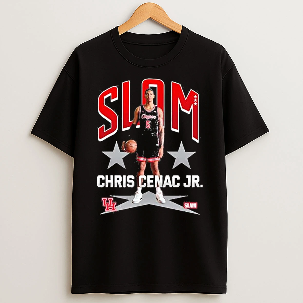 Slam Houston Mens Basketball Chris Cenac Jr Remix Shirts