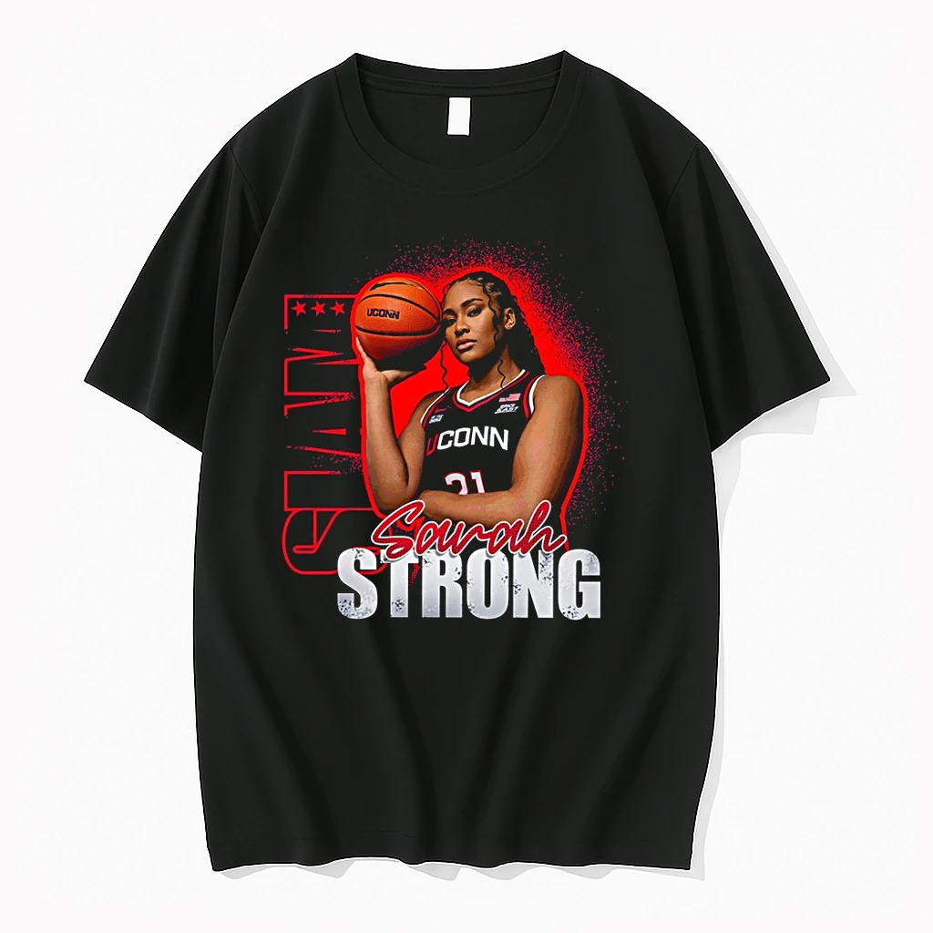 Slam Sarah Strong Remix Uconn Huskies Basketball Shirts
