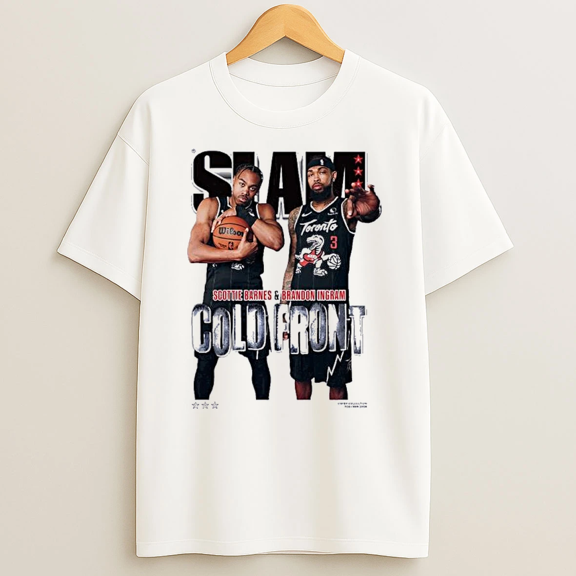 Slam Toronto Scottie Barnes And Brandon Ingram Shirts