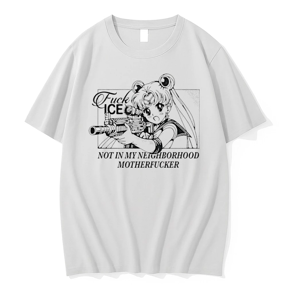 Sailor Moon Fuck Ice Not In My Neighborhood Motherfucker Shirts