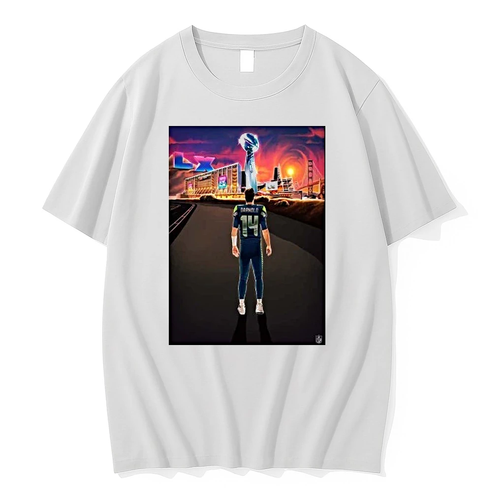 Sam Darnold Qb Super Bowl Lix Champion Last Man Standing Shirts