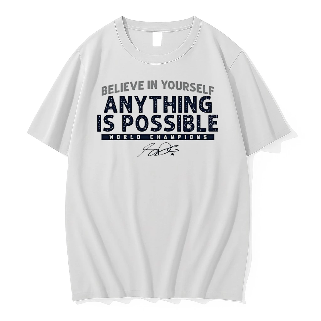 Sam Darnold World Champions Believe In Yourself Anything Is Possible Signature Shirts