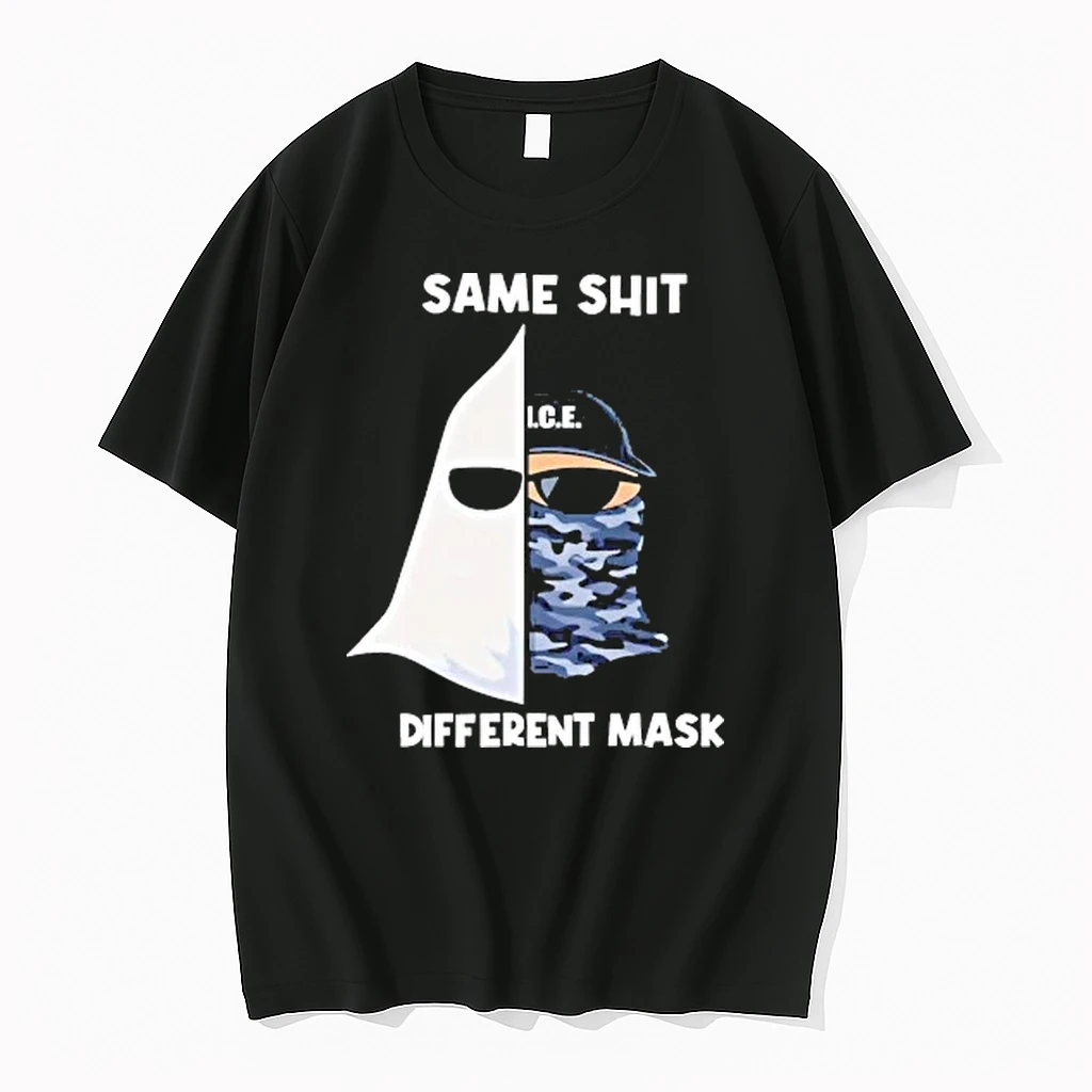 Same Shit Different Mask Ku Klux Klan And Ice Tour 2026 Shirts