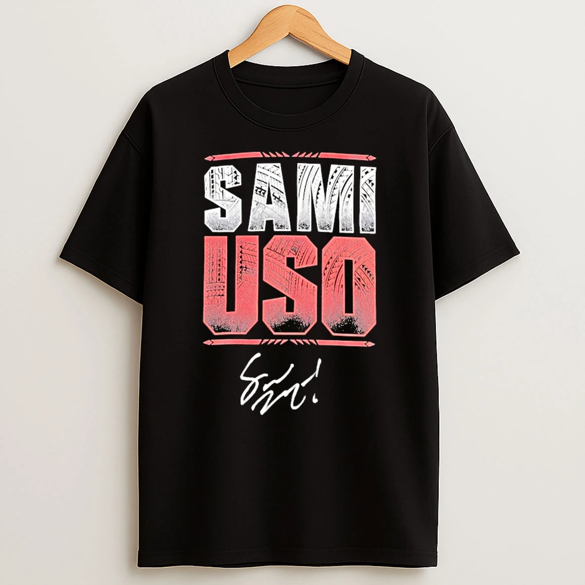 Sami Zayn Autographed Sami Uso Shirts