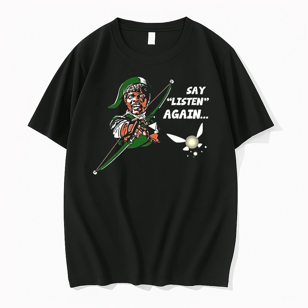 Samuel L Jackson Say Listen Again Woman Shirts