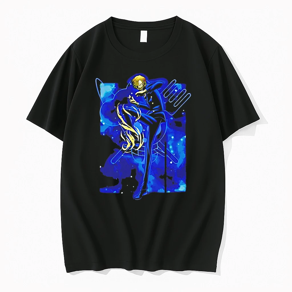 Sanji One Piece Black Leg Shadow Nebula Shirts