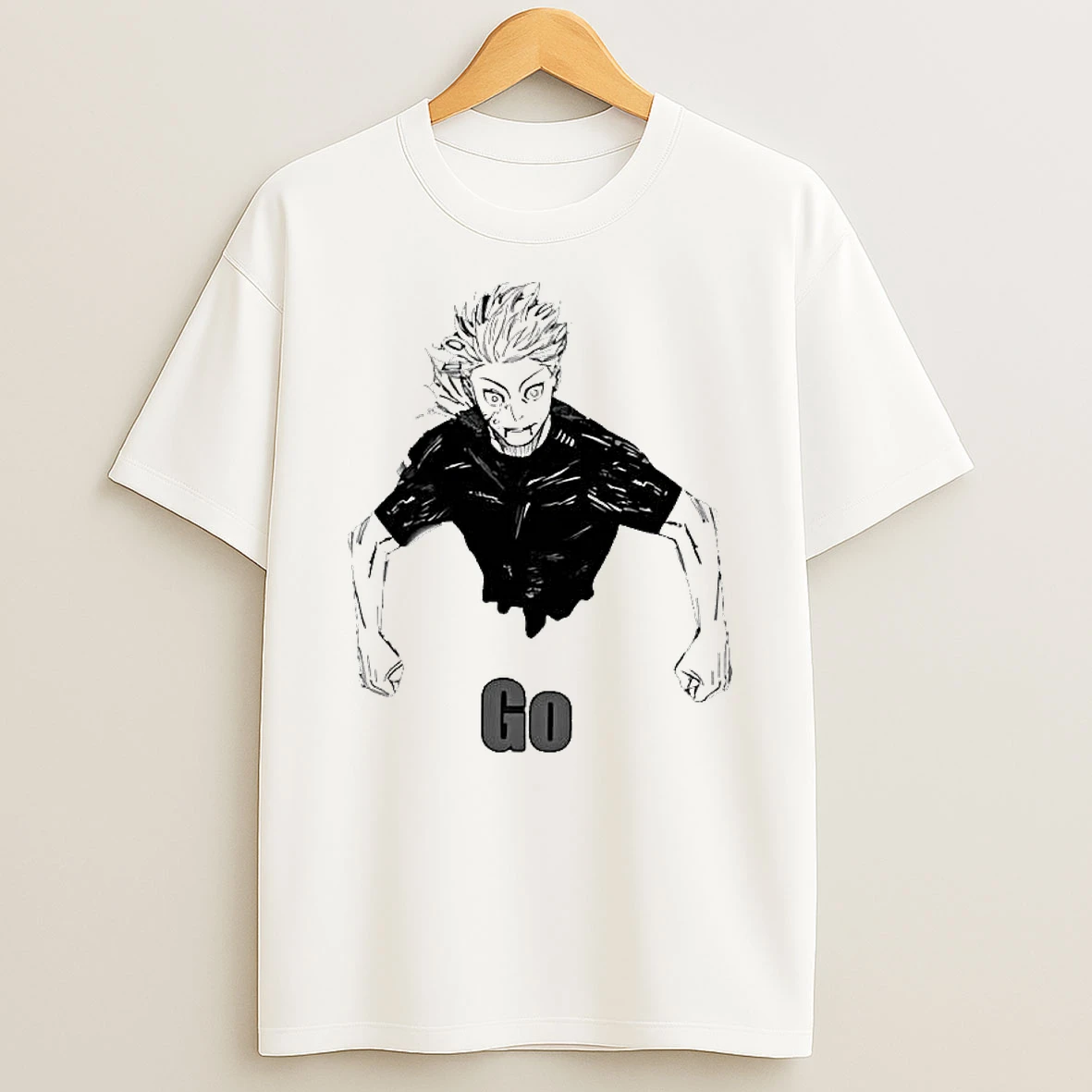 Satoru Gojo Jujutsu Kaisen Half Body Go Meme Woman Shirts