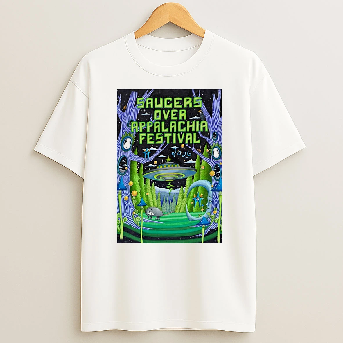 Saucers Over Appalachia Festival June 13 2026 In Bristol Va Shirts