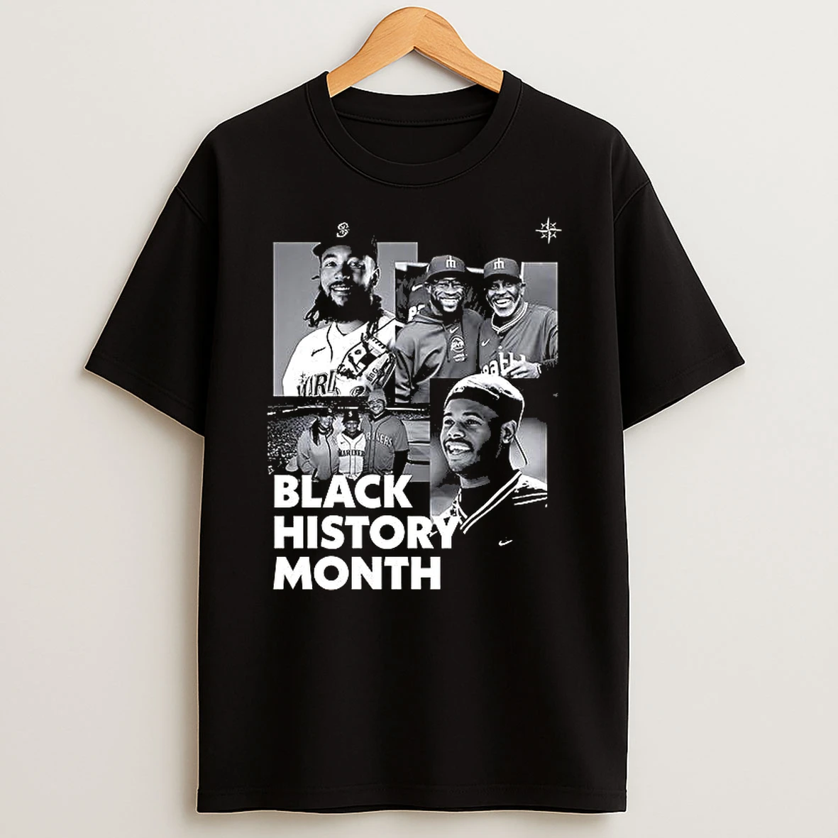 Seattle Mariners Black History Month Woman Shirts