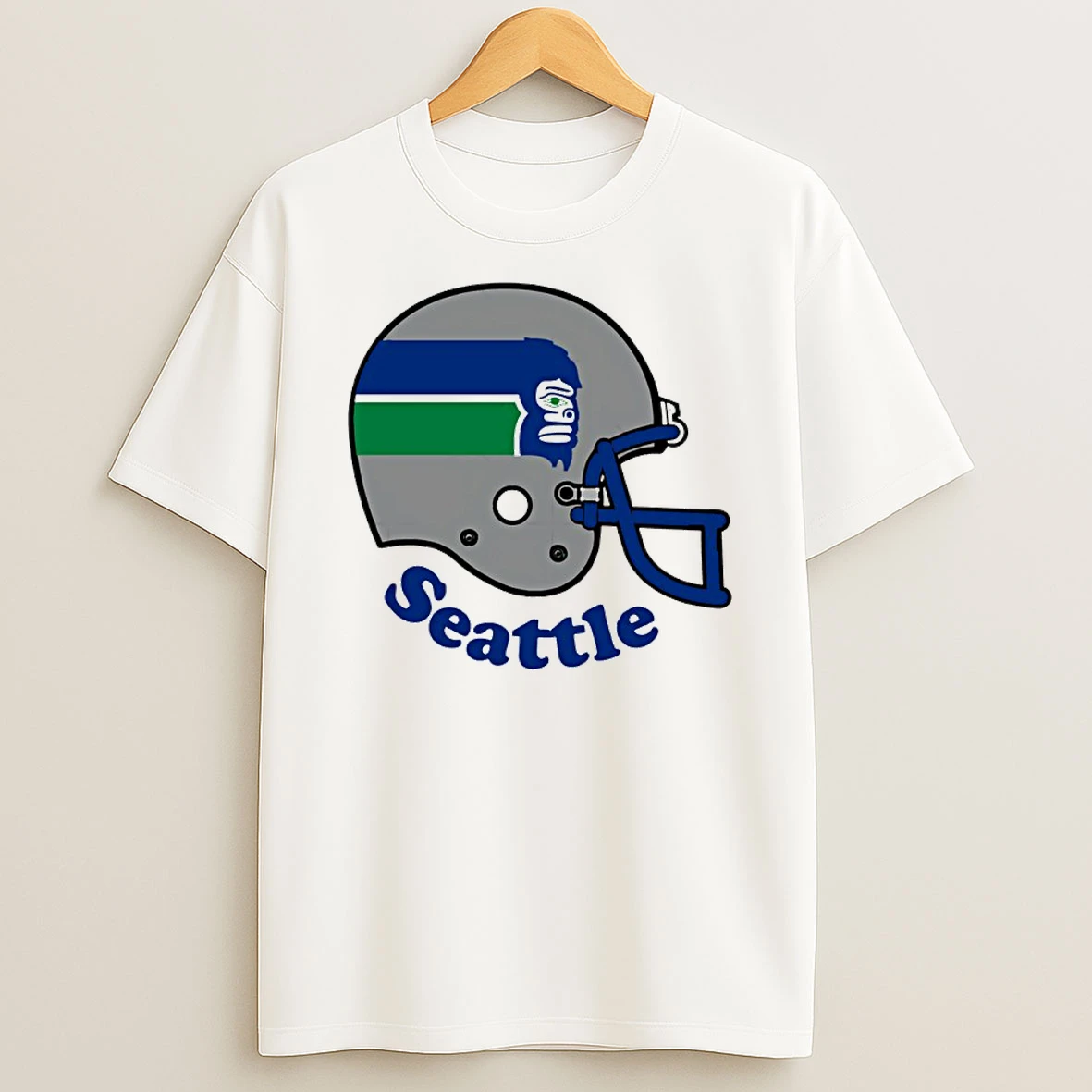Seattle Sasquatches Seattle Seahawks Helmet Logo Shirts