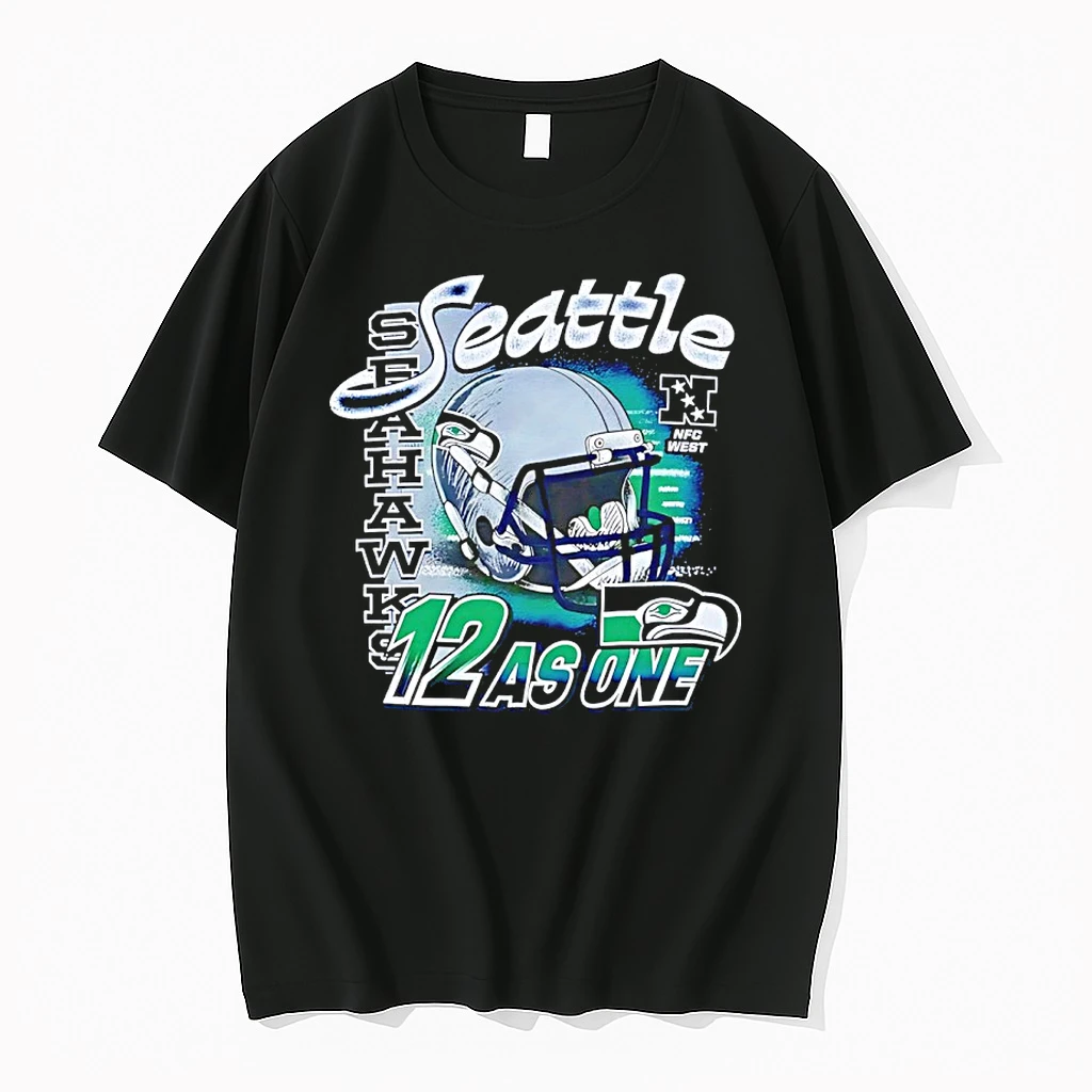 Seattle Seahawks 12 As One Helmet Vintage Shirts