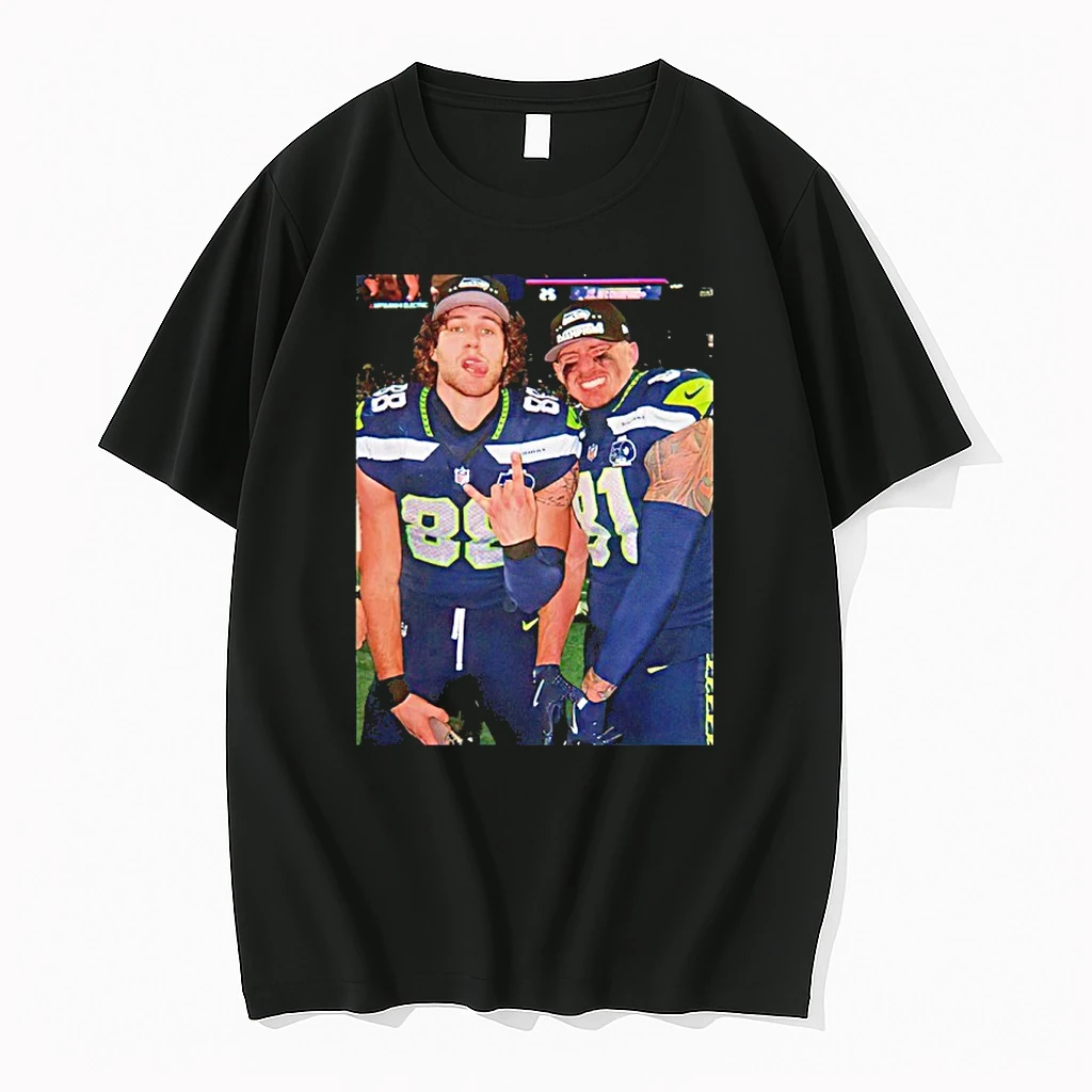 Seattle Seahawks Eric Saubert And Aj Barner Shirts