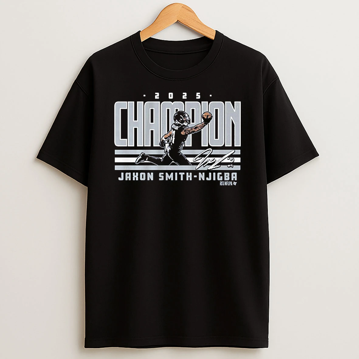 Seattle Seahawks Jaxon Smith Njigba 2025 World Champ Signature Shirts
