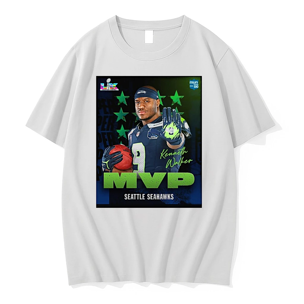 Seattle Seahawks Kenneth Walker Mvp Super Bowl Lx Shirts