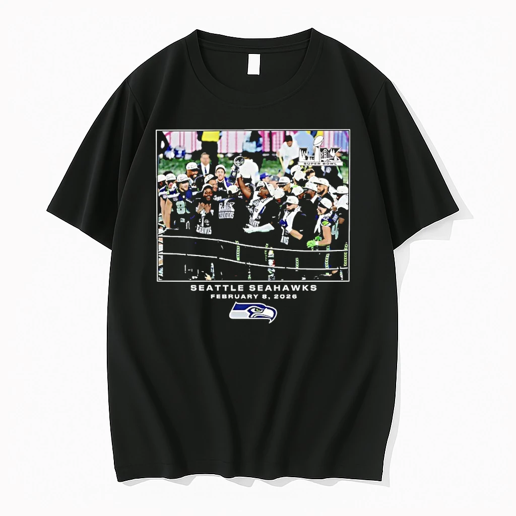 Seattle Seahawks Nfl Flash Features Super Bowl Lx 2026 Shirts