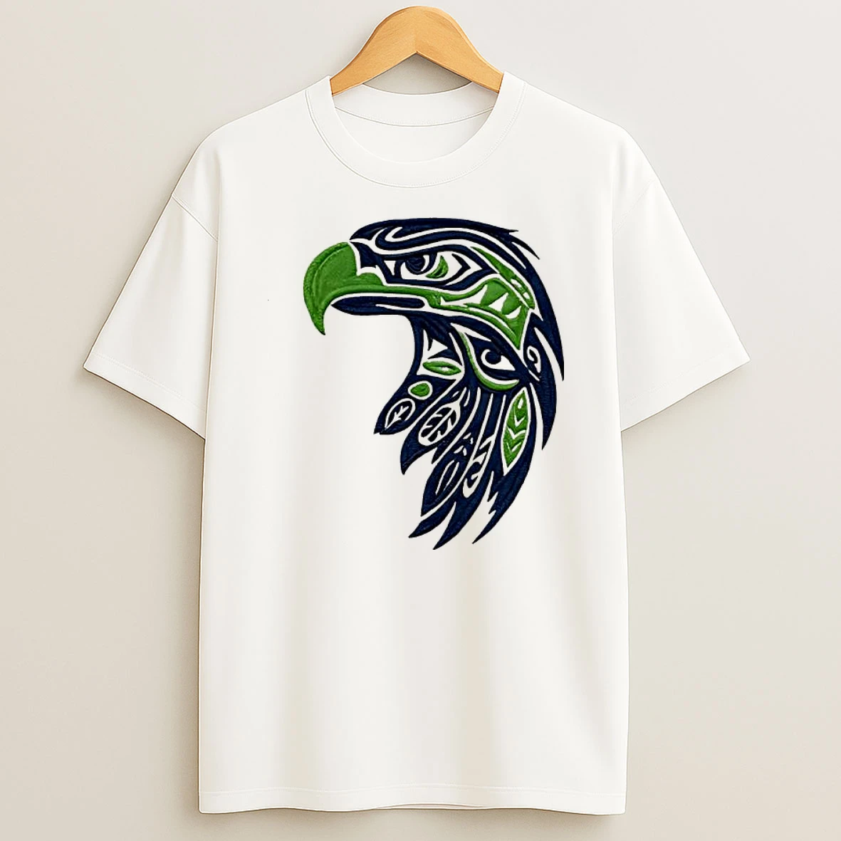 Seattle Seahawks Native American Inspired Tribal Art Logo Shirts