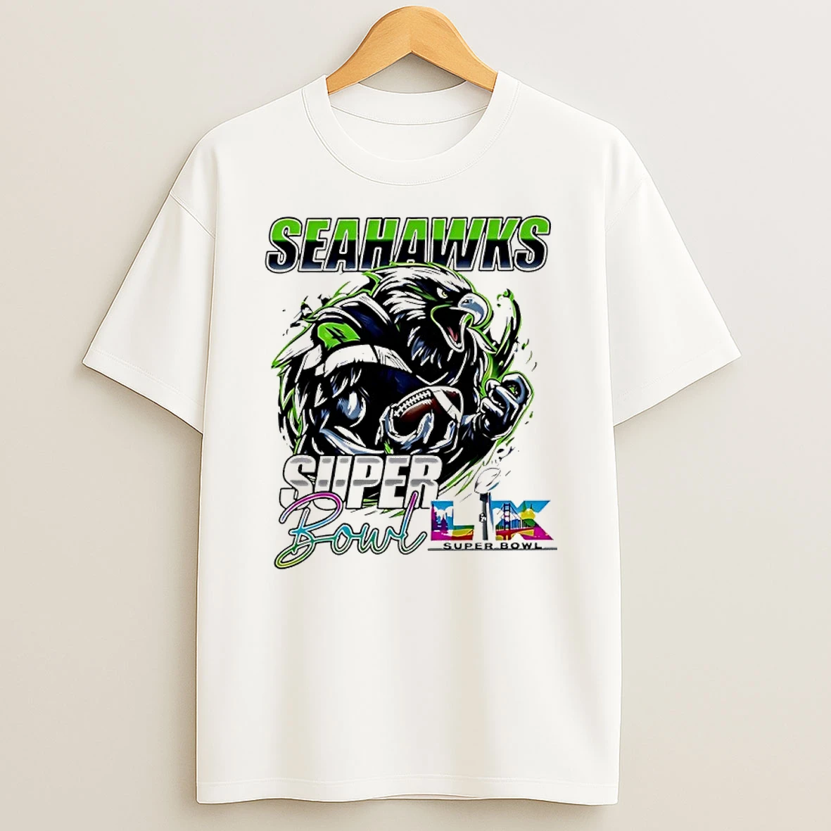 Seattle Seahawks Super Bowl 2026 Mascot Champions Shirts