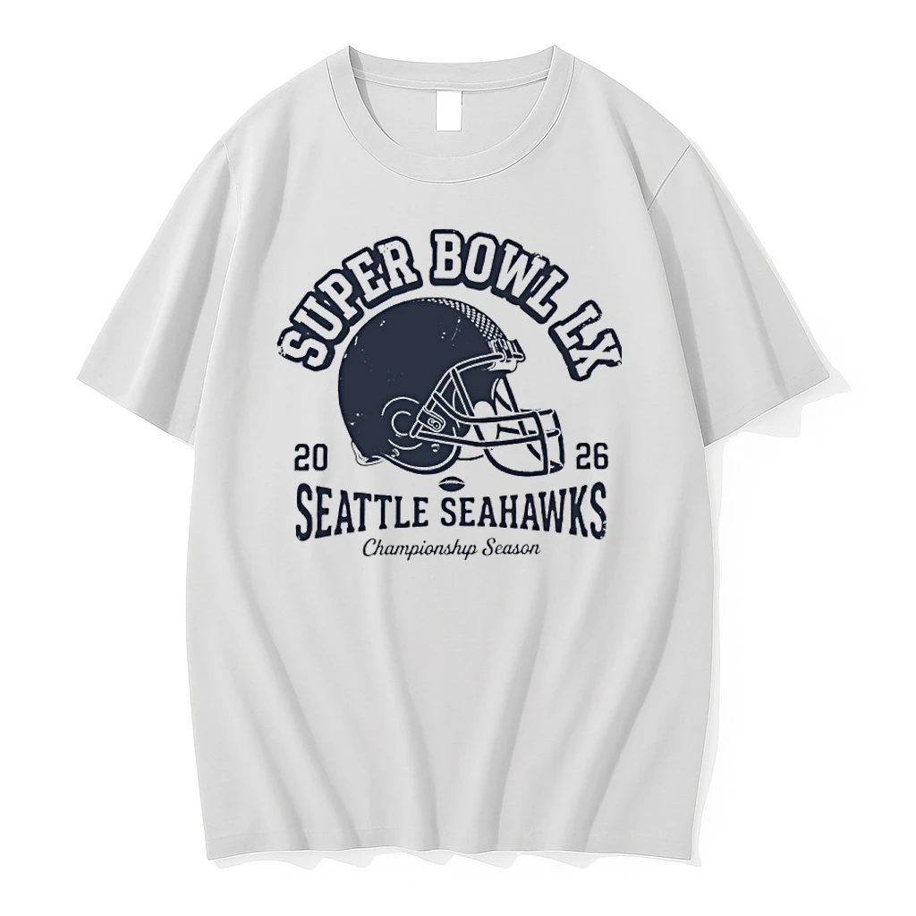 Seattle Seahawks Super Bowl Lx 2026 Championship Season Helmet Shirts