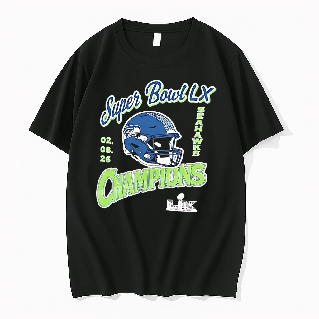 Seattle Seahawks Super Bowl Lx Champions 02 08 26 Shirts