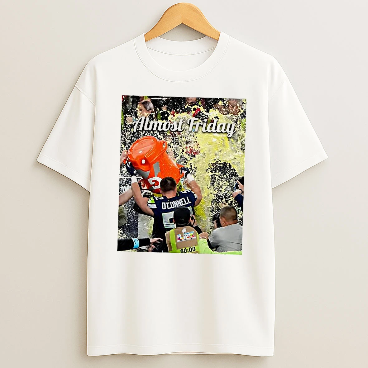 Seattle Seahawks Super Bowl Lx Champions Almost Friday Gatorade Dump Woman Shirts