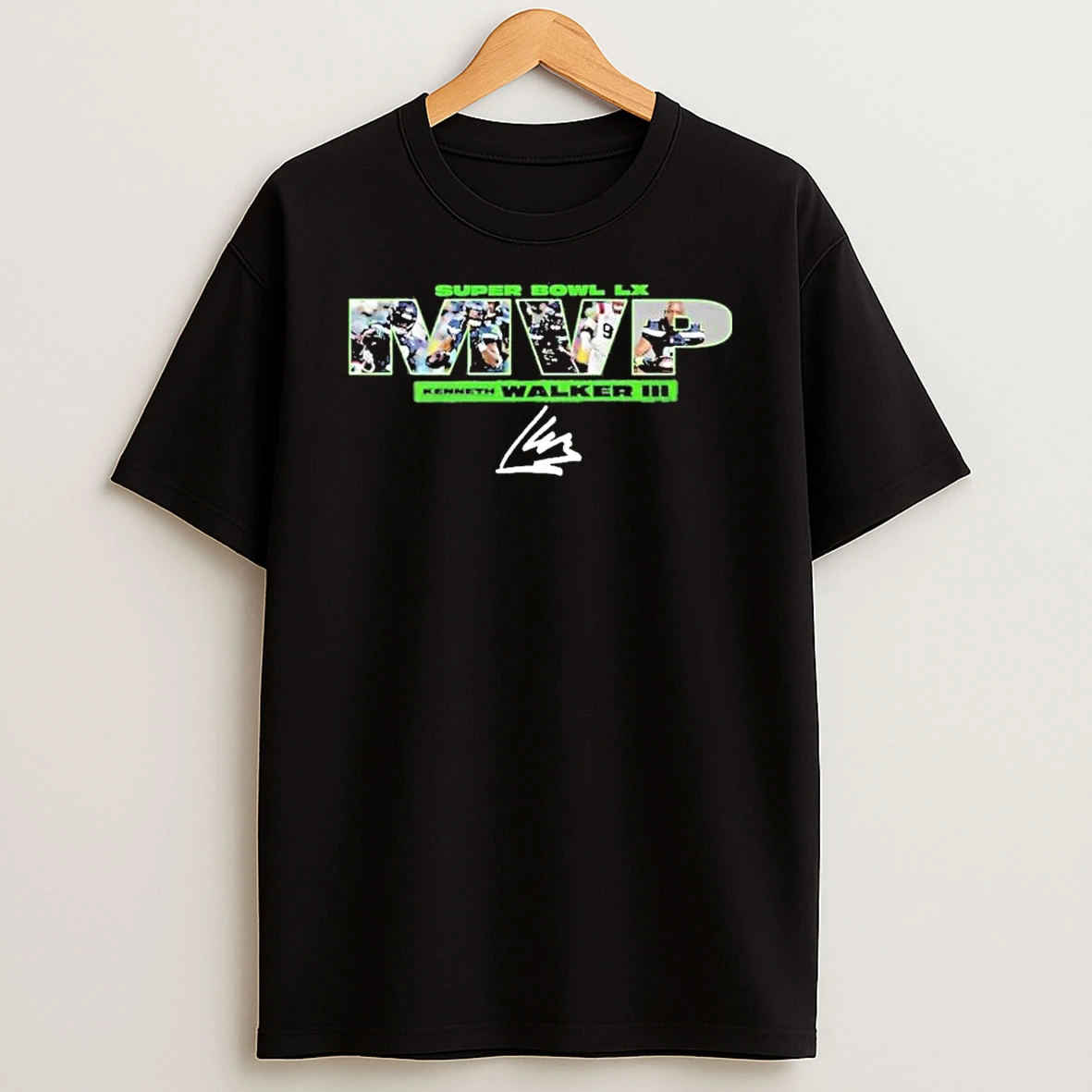 Seattle Seahawks Super Bowl Lx Champions Mvp Kenneth Walker Iii Shirts