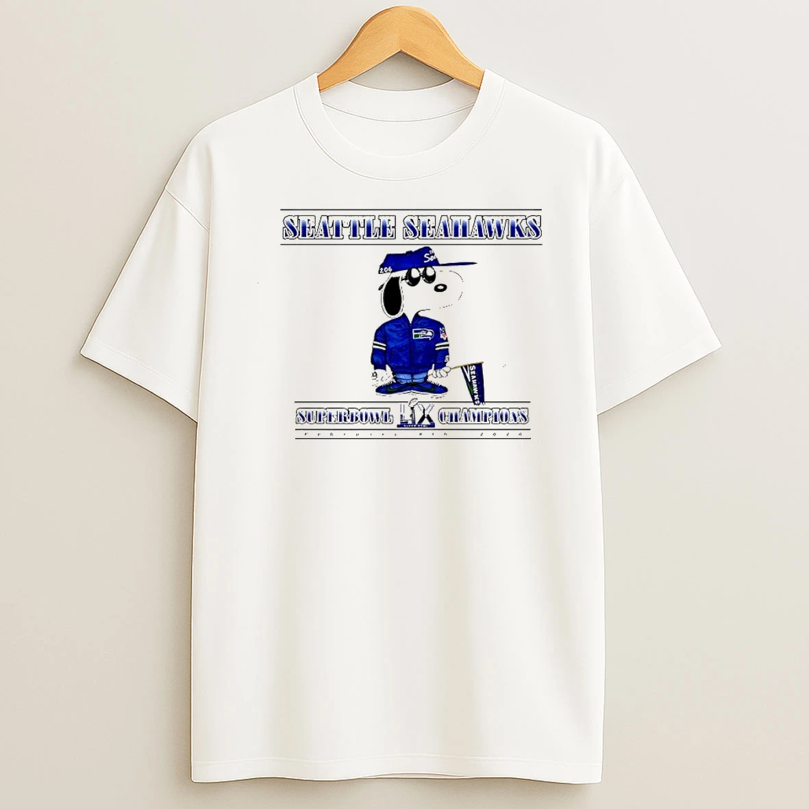 Seattle Seahawks Super Bowl Lx Champions Snoopy Joe Cool Shirts