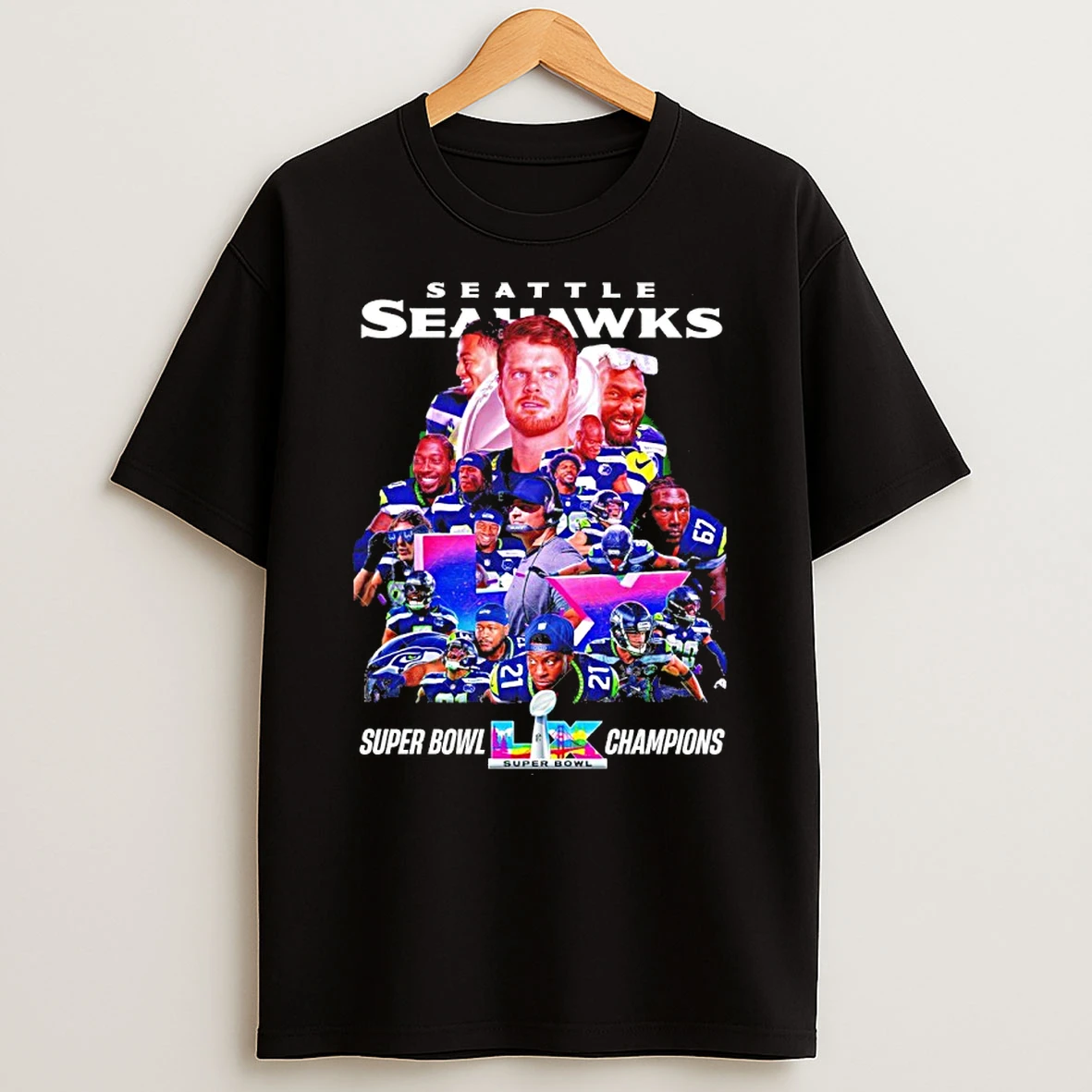 Seattle Seahawks Super Bowl Lx Champions Players 2026 Shirts