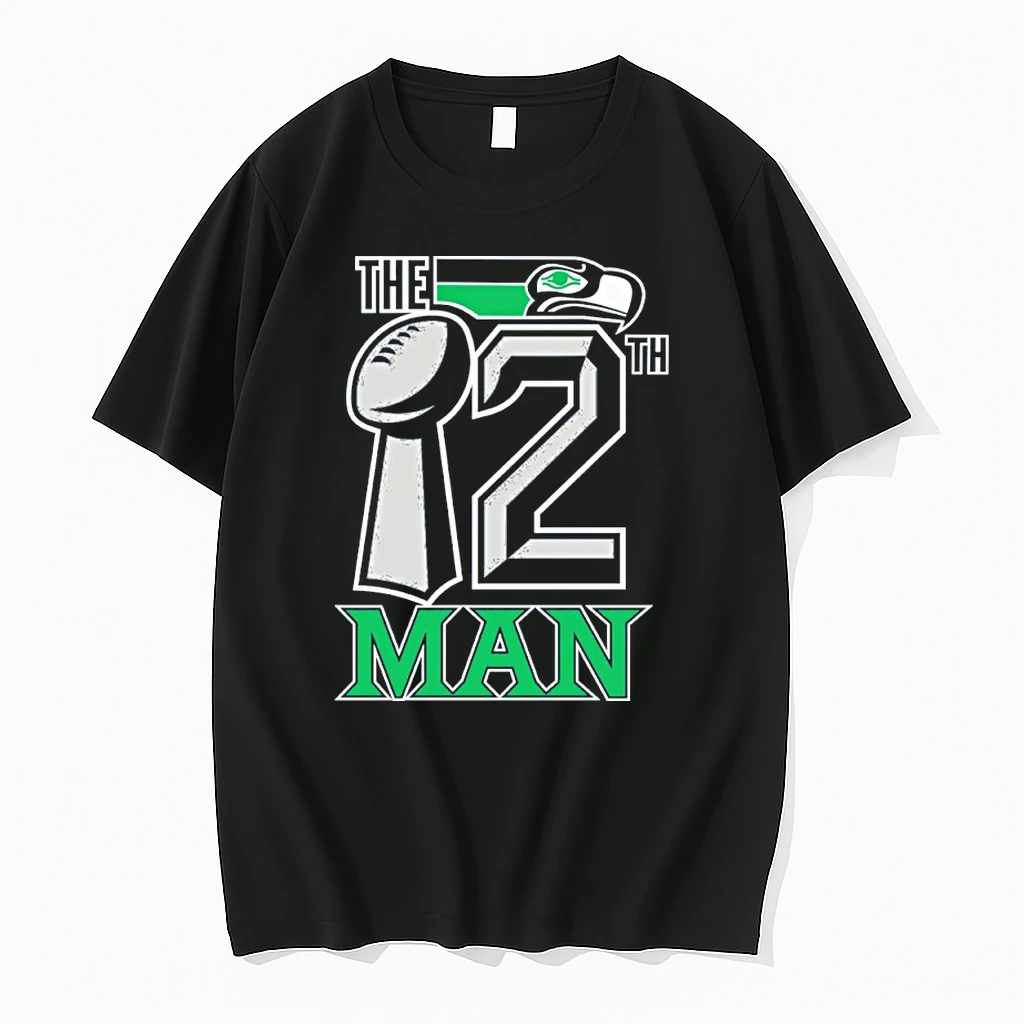 Seattle Seahawks The 12th Man World Champions Retro Bird Shirts