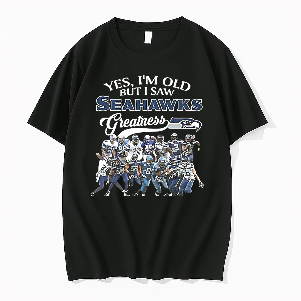 Seattle Seahawks Yes Im Old But I Saw Seahawks Greatness Super Bowl Lx Champions Woman Shirts