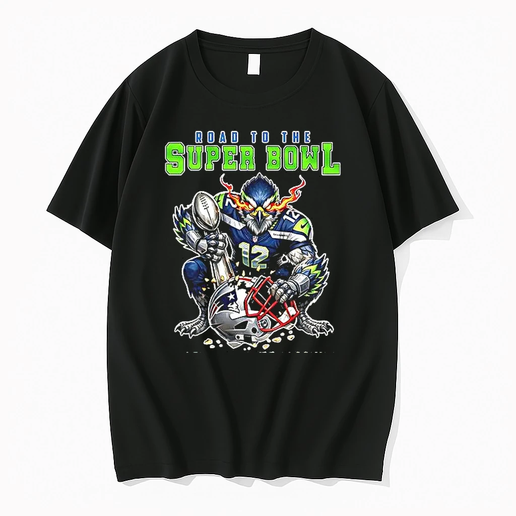 Seattle Seahawks Beat New England Patriots Road To The Super Bowl 2026 Go Seahawks Woman Shirts