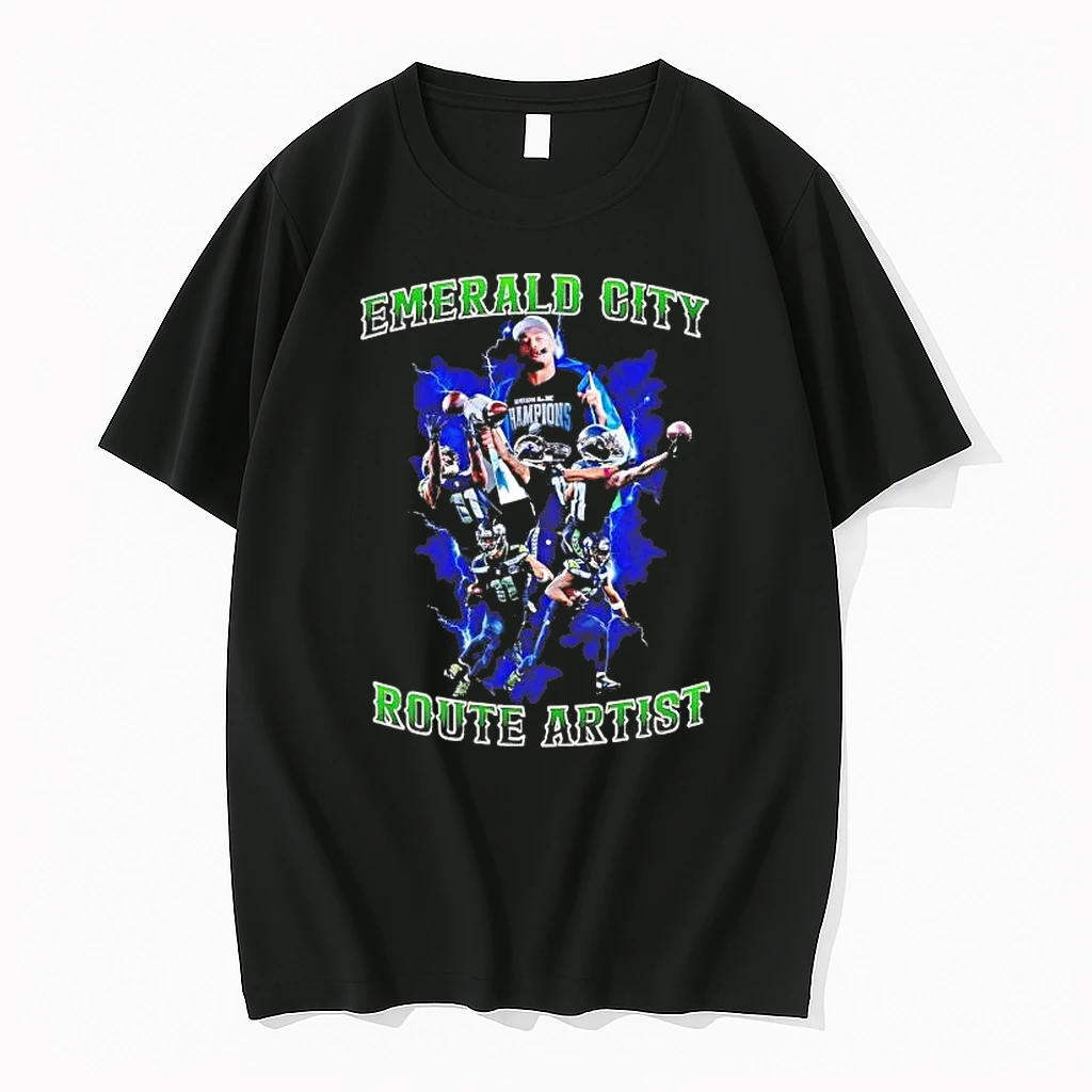 Seattle Seahawks Emerald City Route Artist Shirts