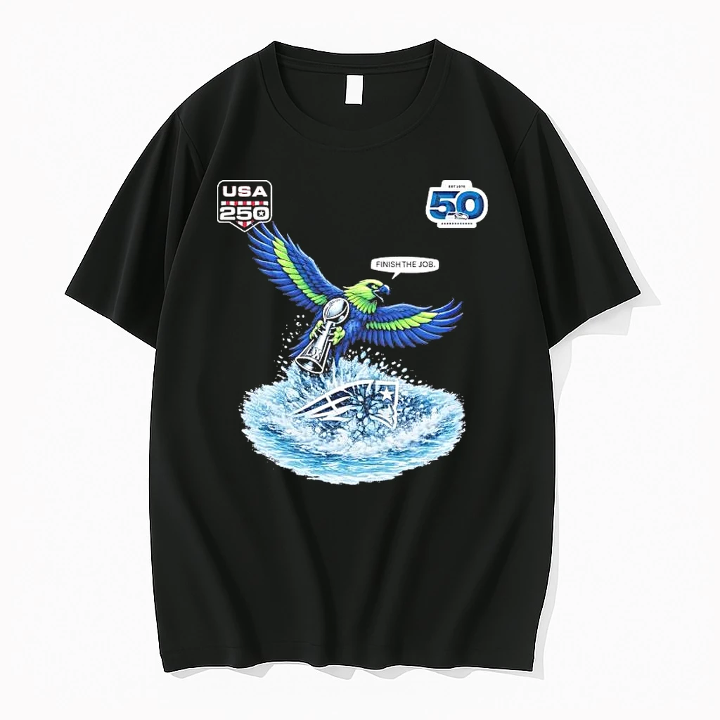 Seattle Seahawks Hawk Bring Trophy Finish The Job Shirts