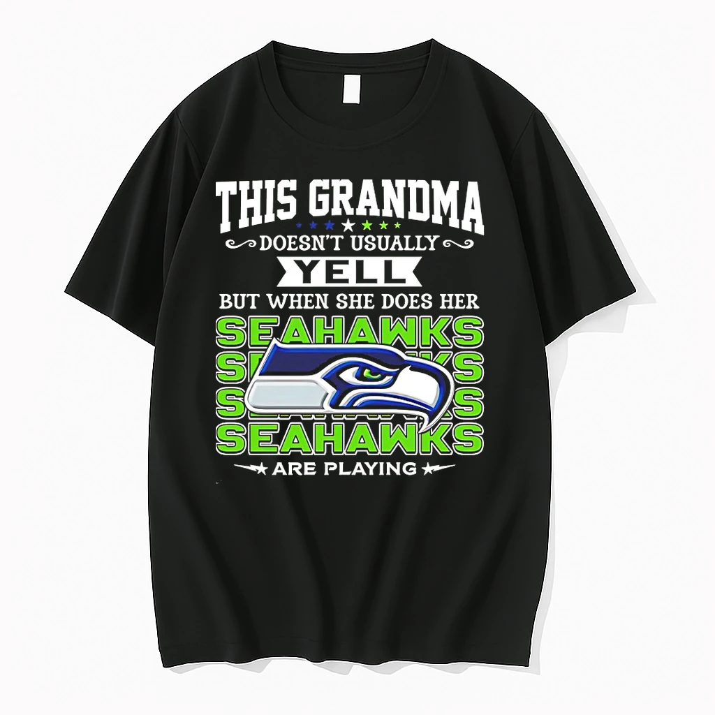 Seattle Seahawks This Grandma Doesnt Usually Yell But When She Does Her Seahawks Are Playing Shirts