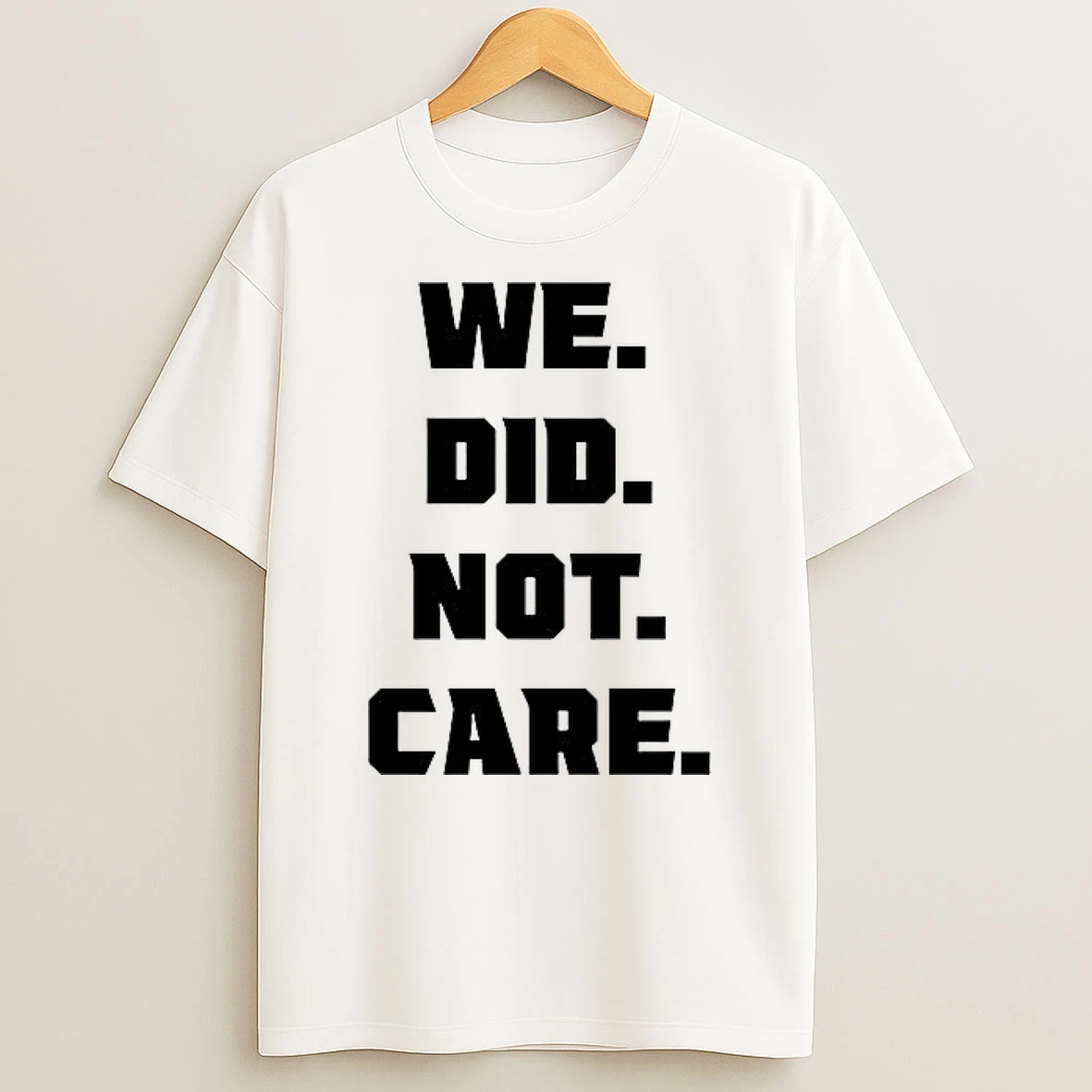 Seattle Seahawks We Did Not Care Woman Shirts