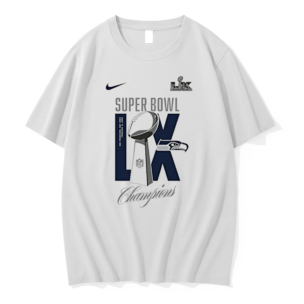 Seattle Seahawks Win 2026 Super Bowl Lx Champions Heavy Chill Shirts