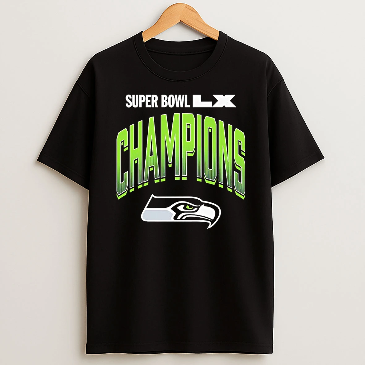 Seattle Seahawks Won The 2026 Super Bowl Lx Champions Logo Shirts