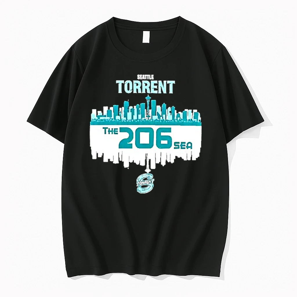 Seattle Torrent The 206 Sea Hockey City Skyline Shirts