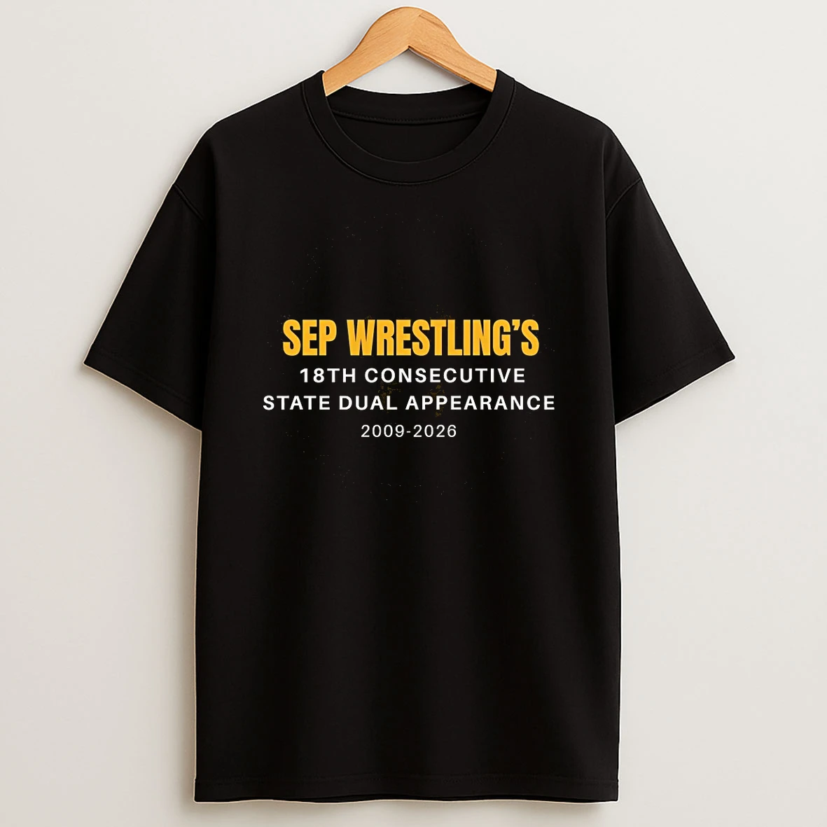 Sep Wrestlings 18th Consecutive State Dual Appearance 2009 2026 Shirts