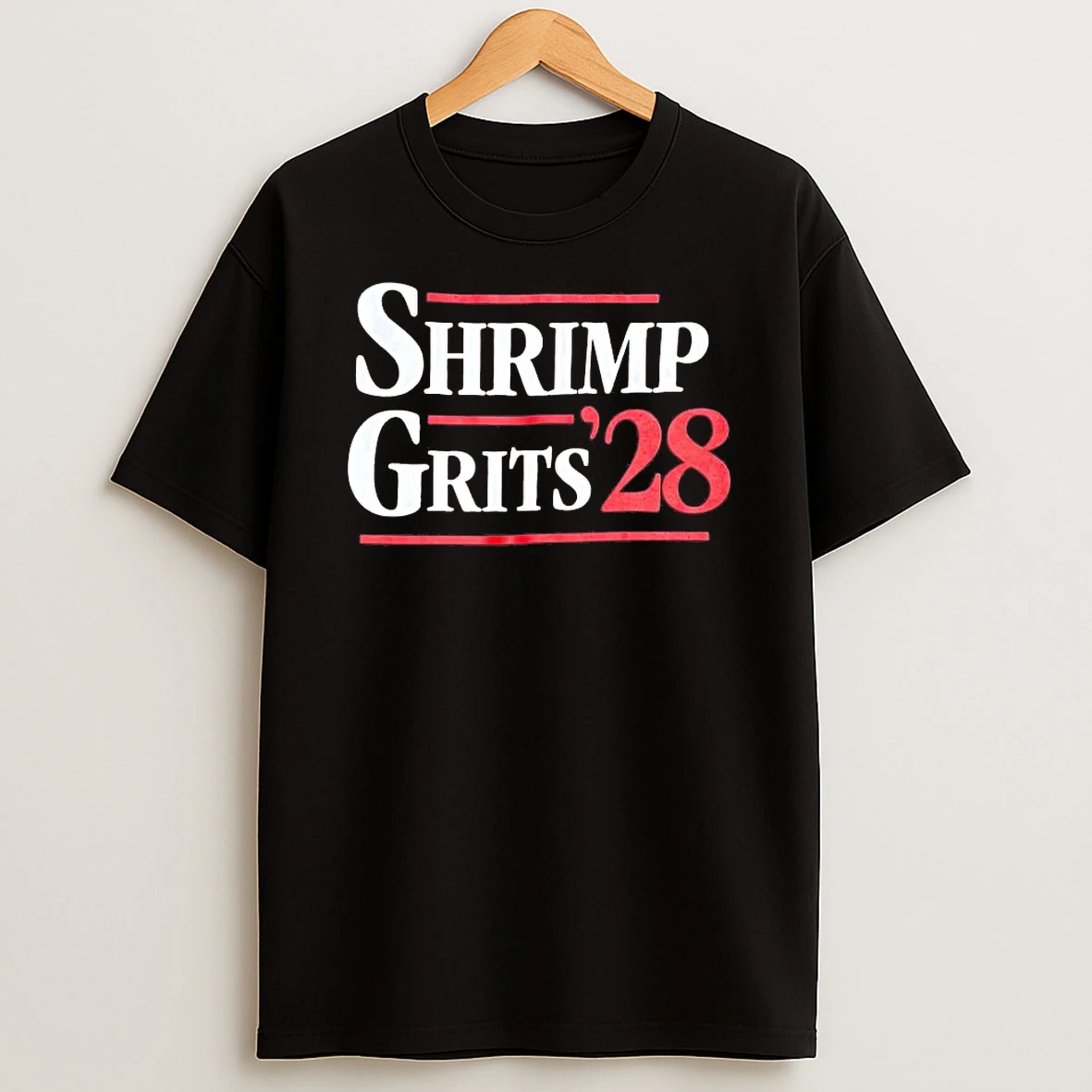 Shrimp And Grits 2028 Election Tee Shirts