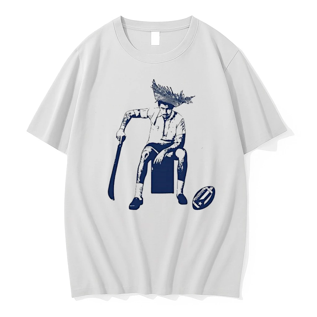 Sitting Man Straw Hat Machete Puerto Rico Flag Football Shirts