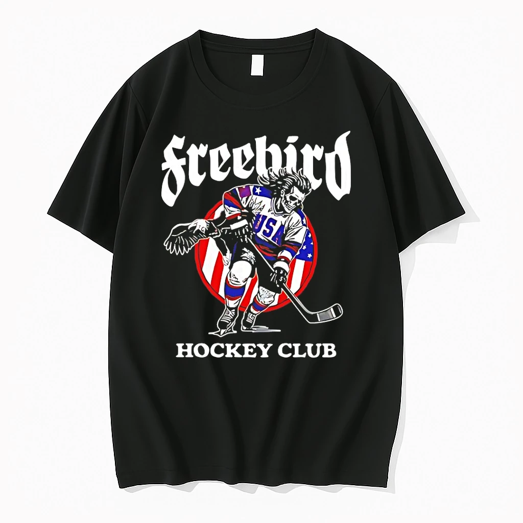 Skeleton Freebird Usa Hockey Club Shirts