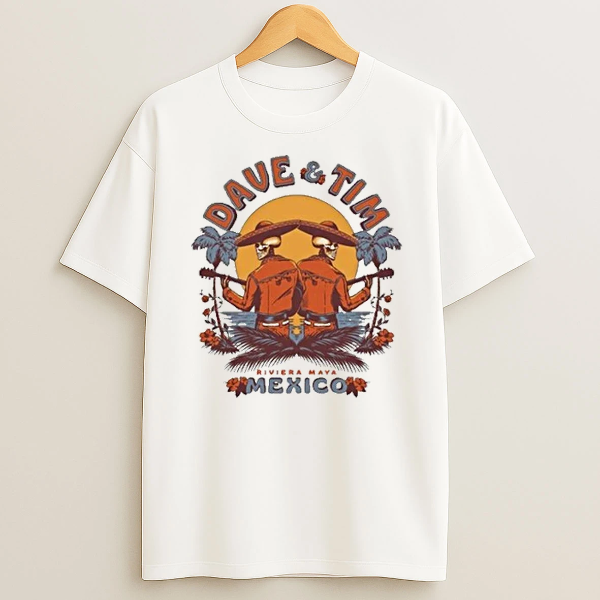 Skeletons Dave Matthews Mexico Tour 2026 Shirts