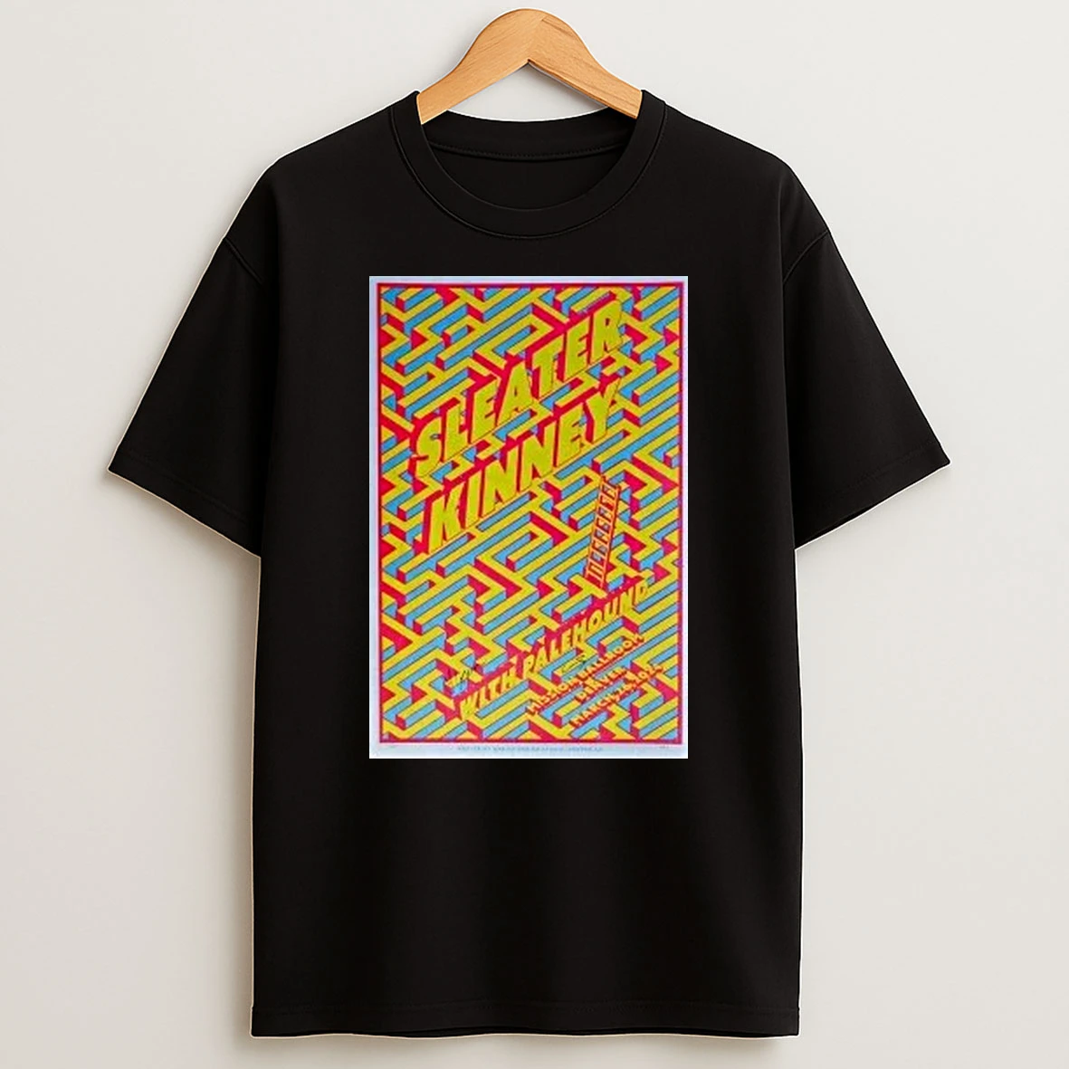 Sleater Kinney Signed Mar 26 2024 Mission Ballroom Shirts