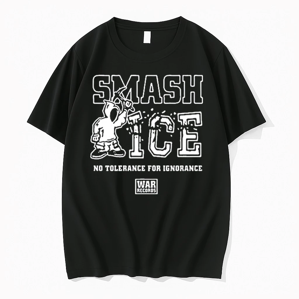 Smash Ice No Tolerance For Ignorance War Records Benefit Event Shirts