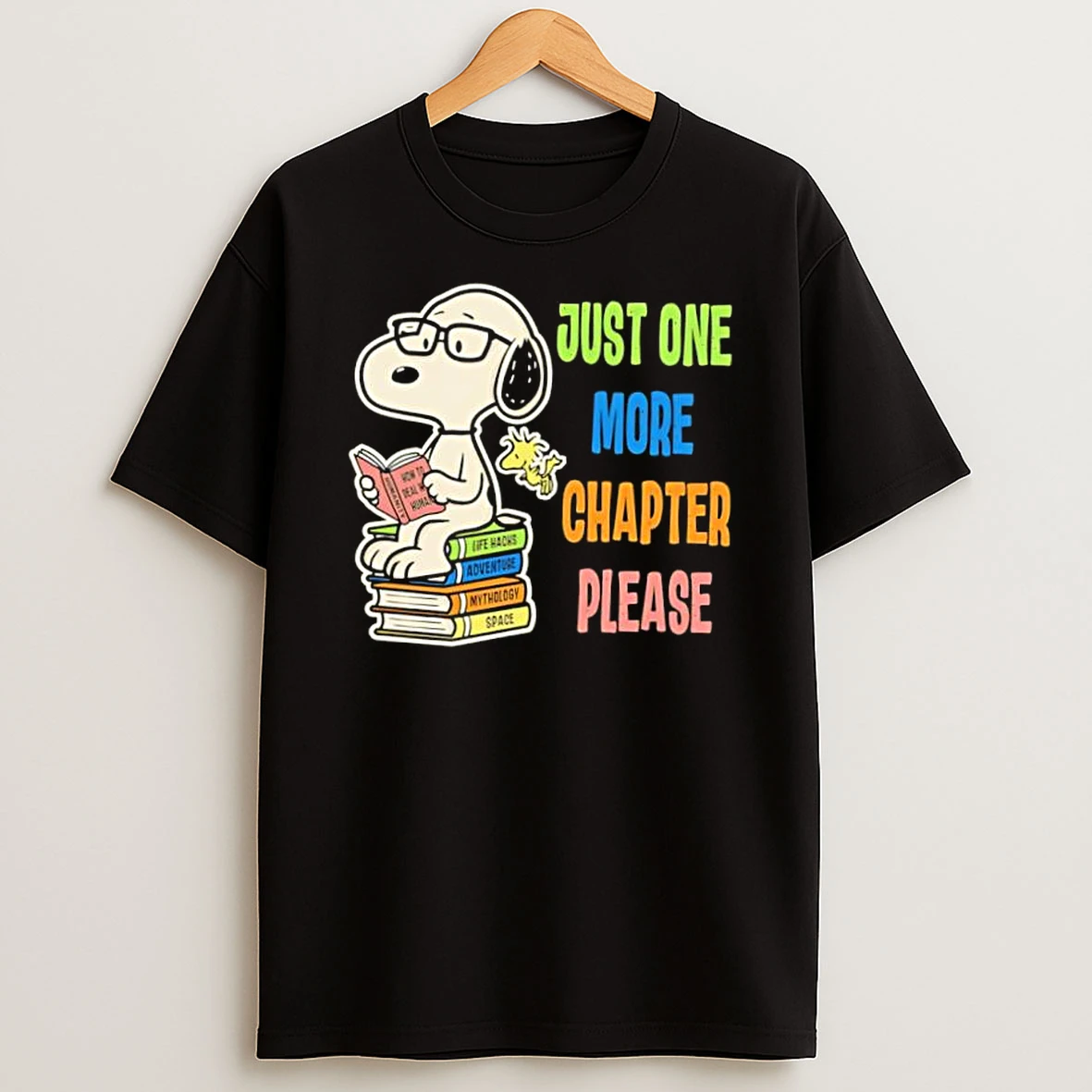 Snoopy Just One More Chapter Please Books Shirts