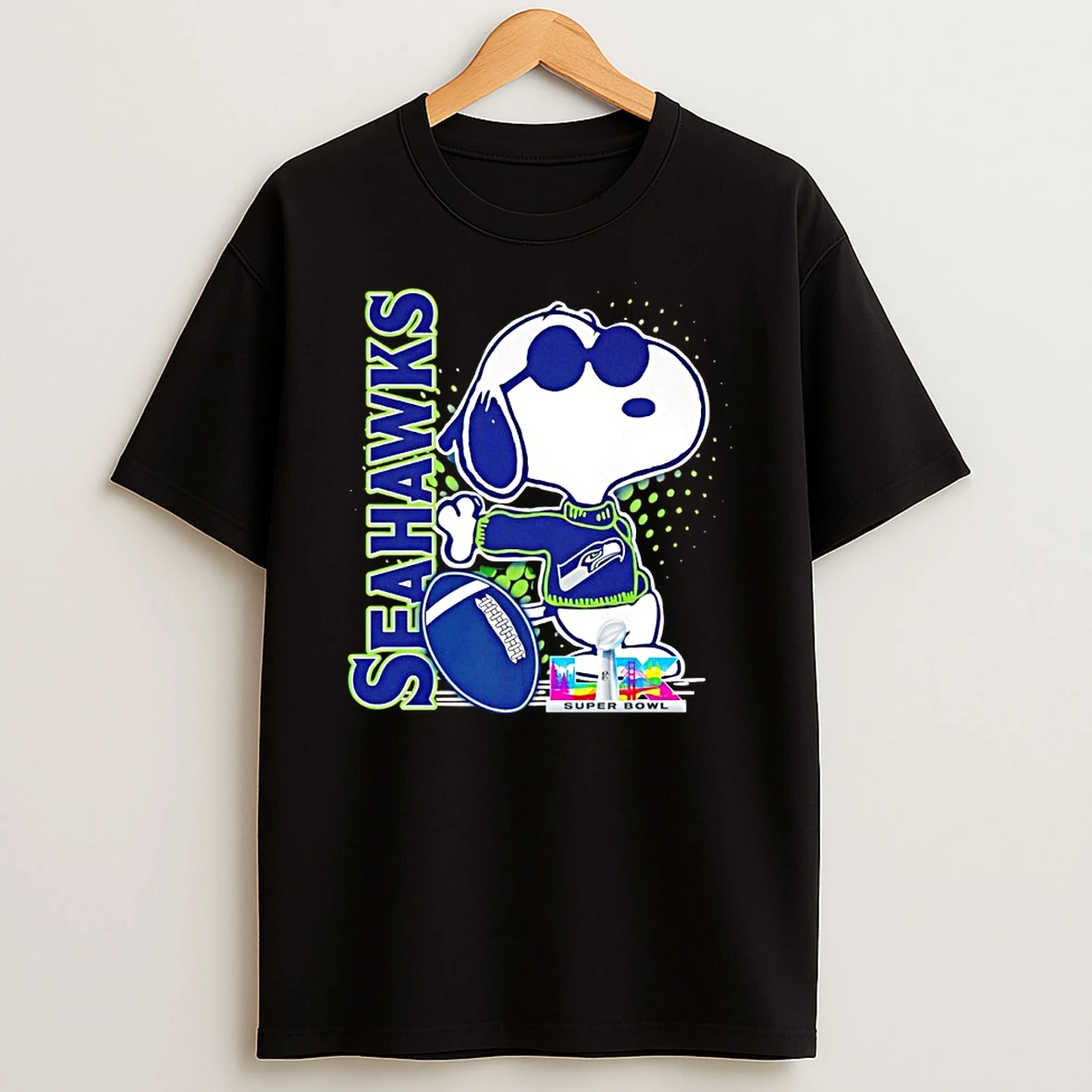 Snoopy Seattle Seahawks Super Bowl Lx 2026 Shirts