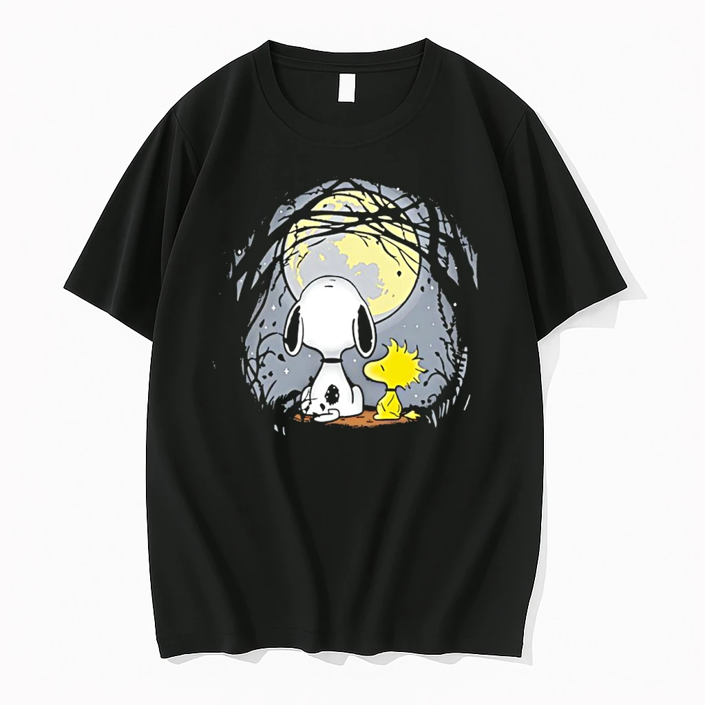 Snoopy And Woodstock Watching The Moon Shirts